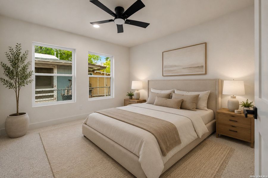 Furnished interior view inside a new home in , San Antonio (Image 13).