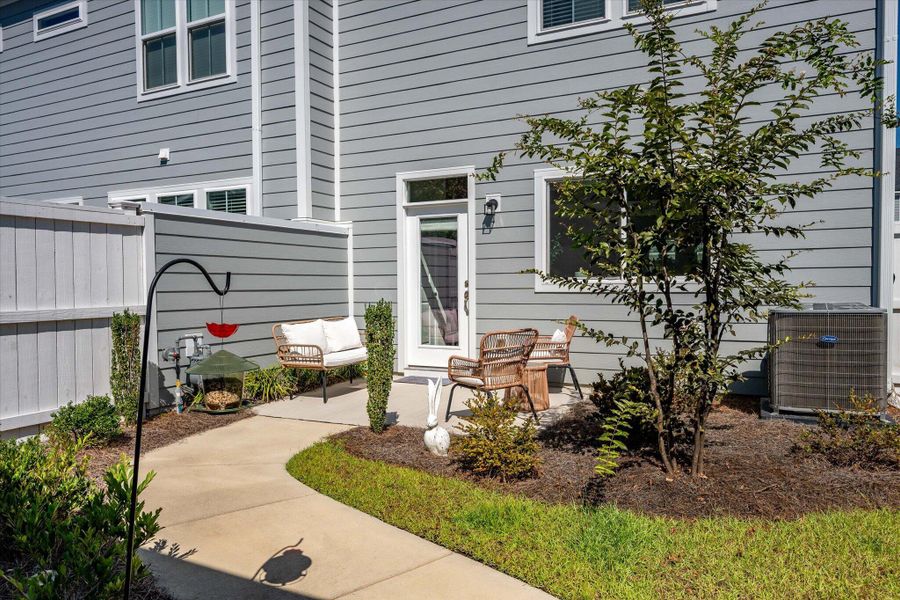 Exterior details and patio area of a home in , Summerville (Image 24). Exterior details and patio area of a home in , Summerville (Image 24).