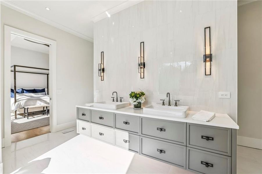 Furnished interior view inside a new home in , Atlanta (Image 7).