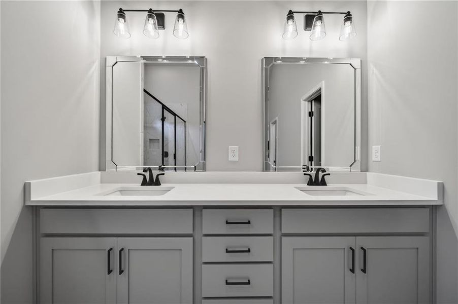 Close-up of interior finishes inside a home in , Loganville (Image 13).