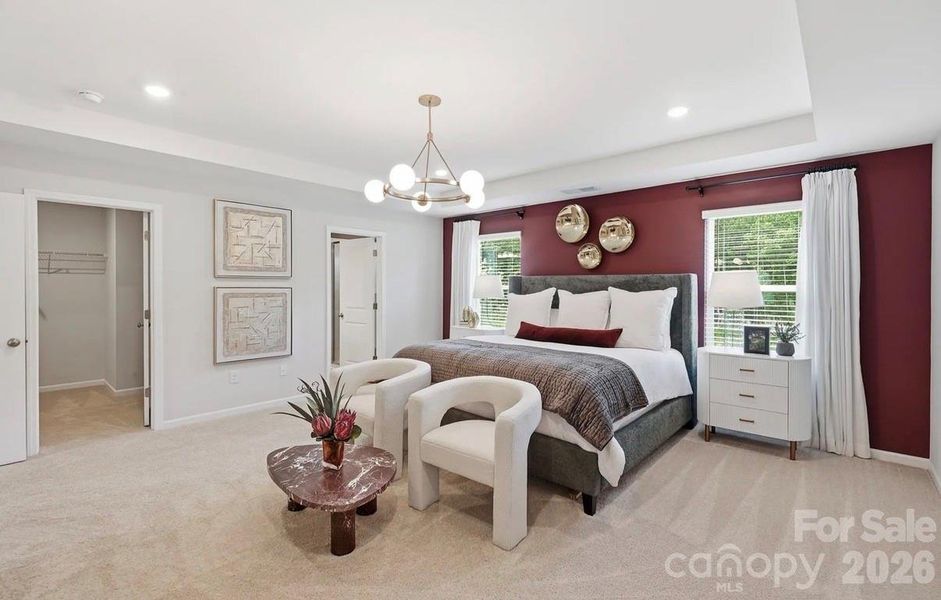 Furnished interior view inside a new home in Clairmont, Charlotte (Image 13). Furnished interior view inside a new home in Clairmont, Charlotte (Image 13).