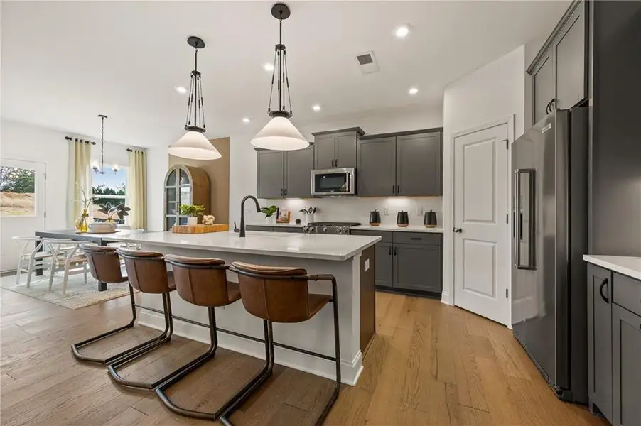 Furnished interior view inside a new home in Berkeley Mill, Cumming (Image 4).