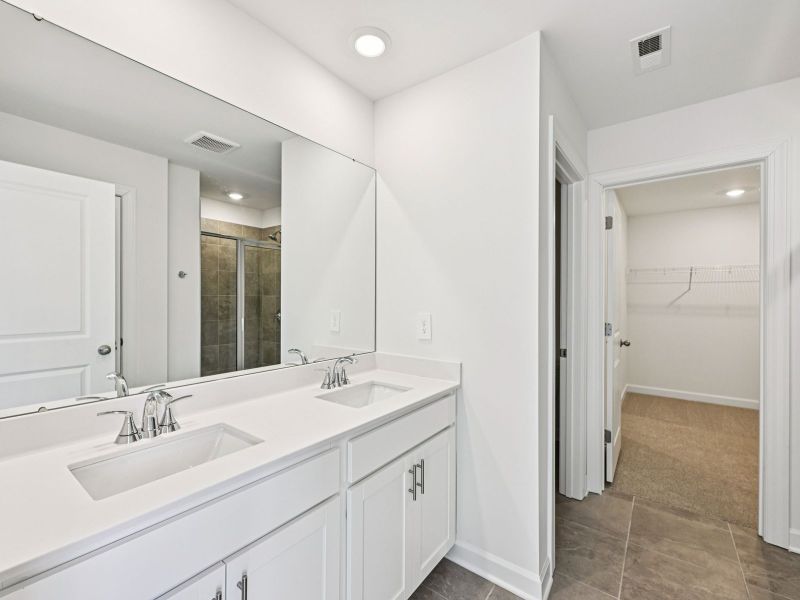 Furnished interior view inside a new home in Harper Landing, Stanley (Image 6).