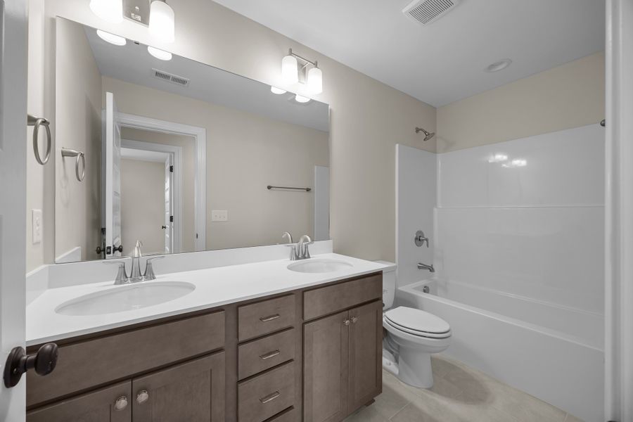 Furnished interior view inside a new home in Laurel Oaks, Greenville (Image 17).