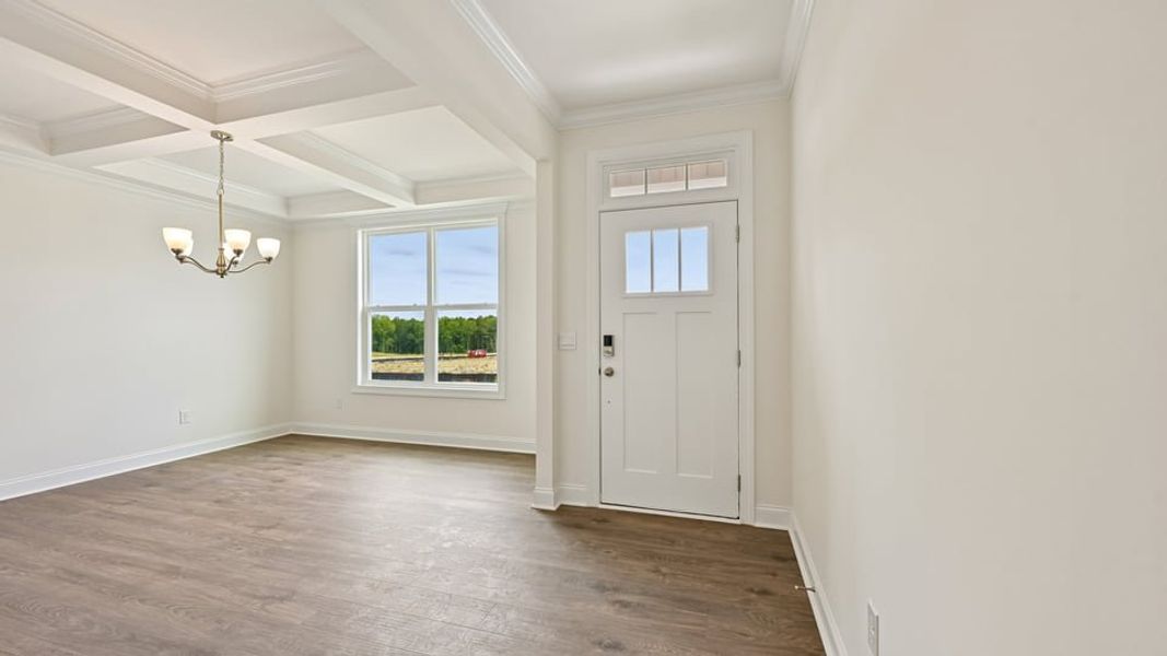 Representative unfurnished interior of a home built from the Summit by D.R. Horton in Kalas Falls, Wake Forest (Image 15).
