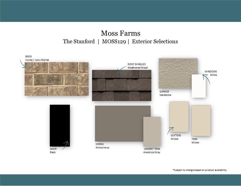 Sample of building materials used in homes in Moss Farm, White House (Image 46).