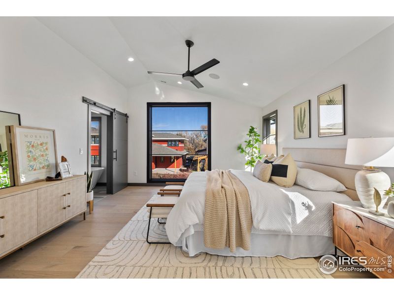 Furnished interior view inside a new home in , Fort Collins (Image 19).