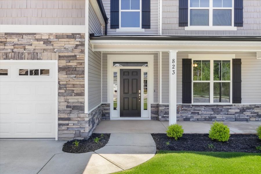 Front Exterior | 823 Elsie Drive, Dublin II Plan by Ivey Homes