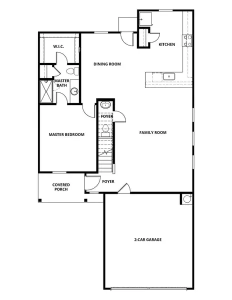 2D floor plan layout of this home in Canyon Ranch, Jarrell, TX (Image 2). 2D floor plan layout of this home in Canyon Ranch, Jarrell, TX (Image 2).