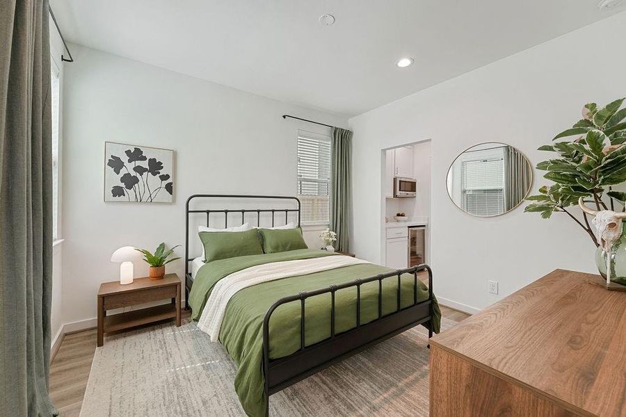 Furnished interior view inside a new home in Highland Commons, Houston (Image 11). Furnished interior view inside a new home in Highland Commons, Houston (Image 11).