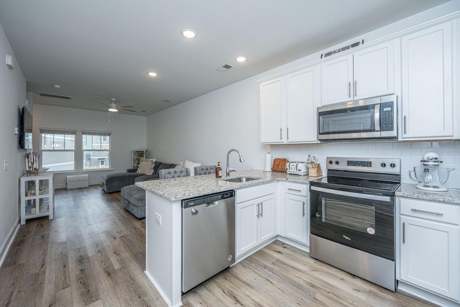 Furnished interior view inside a new home in , Charleston (Image 14).