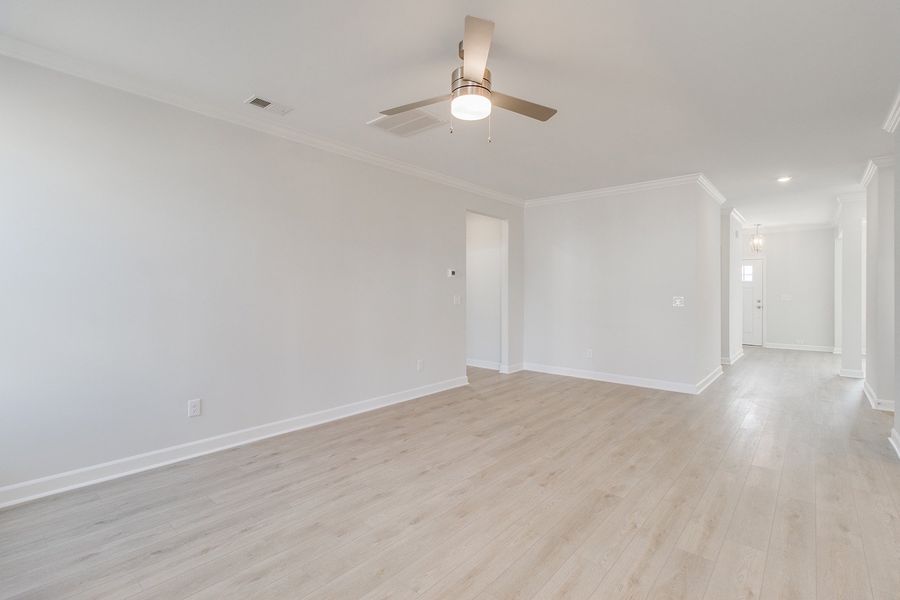 Spacious, unfurnished interior of a new home in Pebble Branch, Chapin (Image 24).