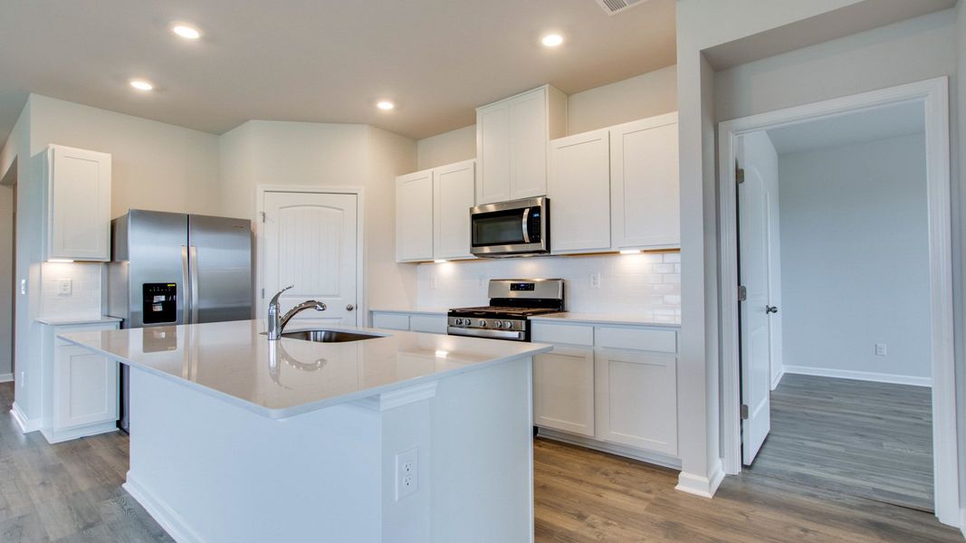 Furnished interior view inside a new home in Nexus South, Gallatin (Image 5).