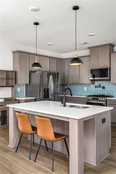 Furnished interior view inside a new home in , Dallas (Image 49).