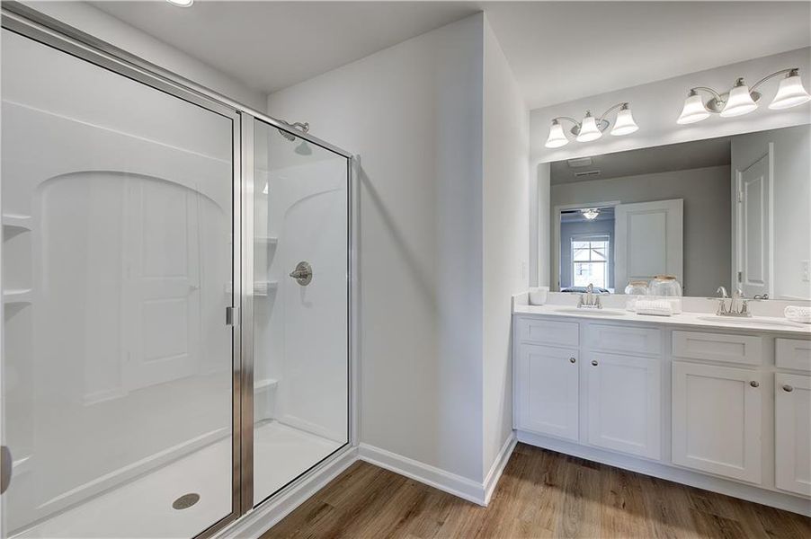 Furnished interior view inside a new home in Avery Landing, McDonough (Image 22).