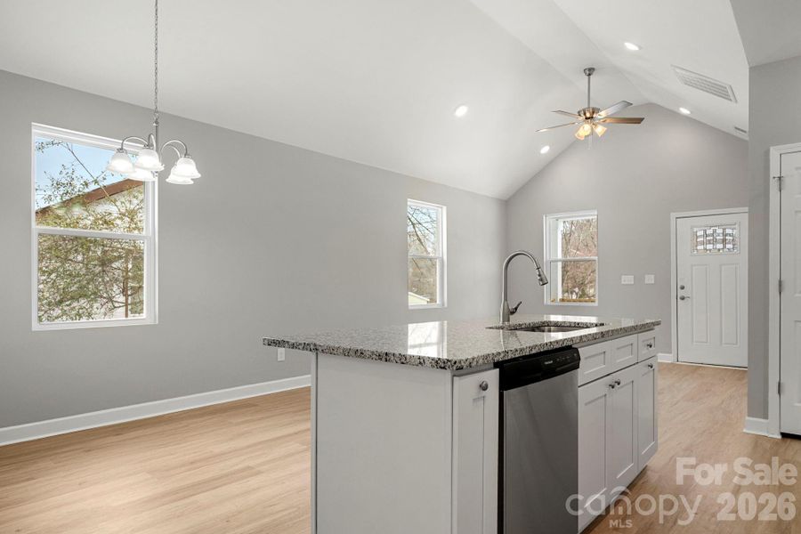 Furnished interior view inside a new home in , Statesville (Image 16).