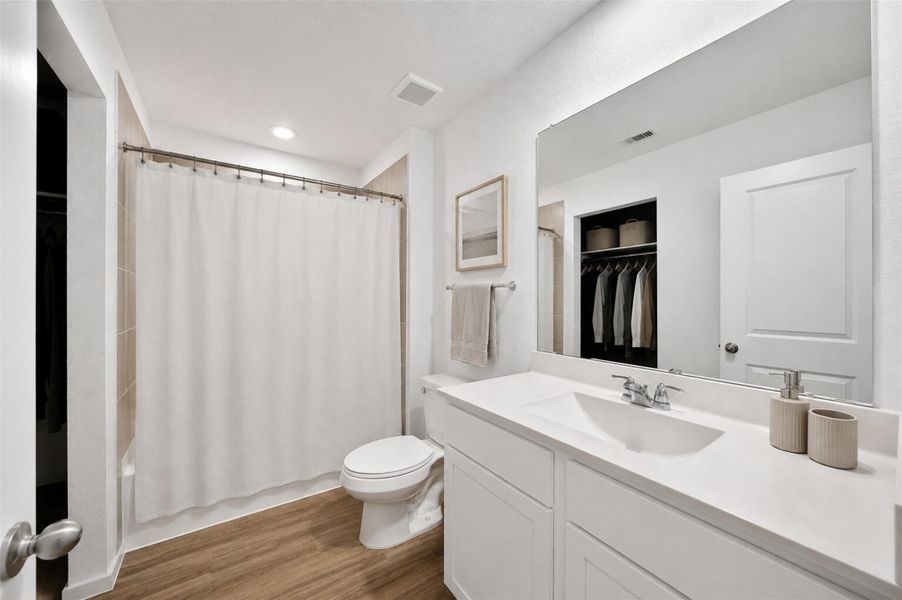 Furnished interior view inside a new home in The Villas at Legacy Park, Houston (Image 7).