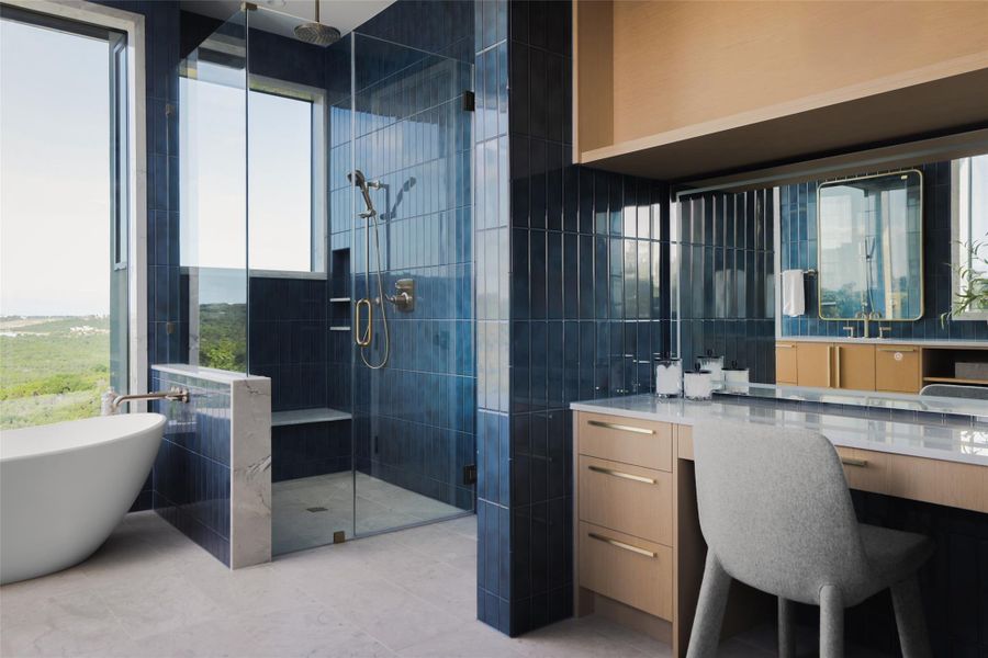 Furnished interior view inside a new home in , Austin (Image 29). Furnished interior view inside a new home in , Austin (Image 29).