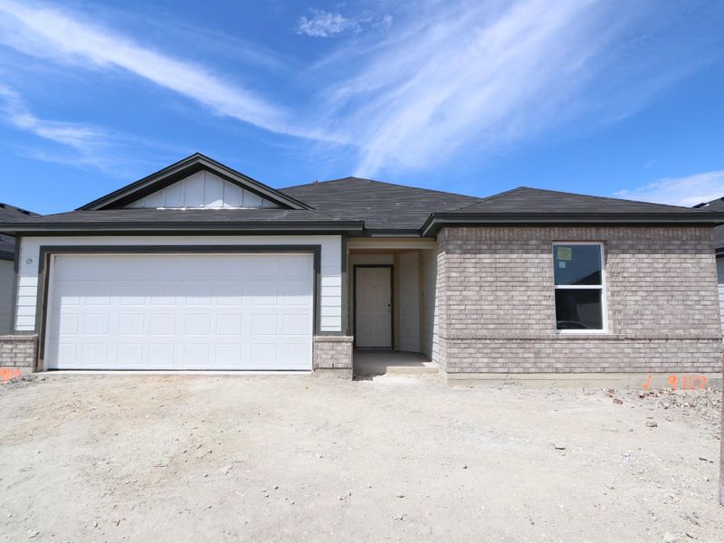 Exterior details and patio area of a home in Marble Creek Crossing, Austin (Image 8). Exterior details and patio area of a home in Marble Creek Crossing, Austin (Image 8).