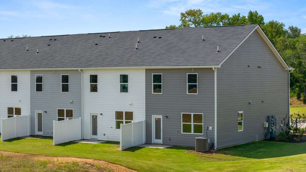 Exterior details and patio area of a home in Weatherstone, Grovetown (Image 31).