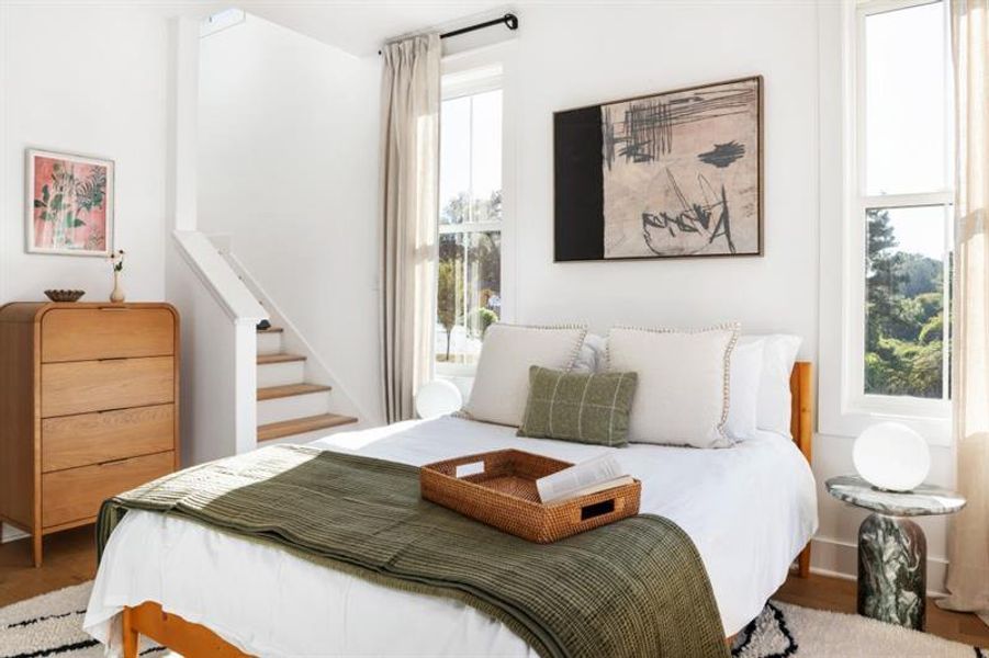 Furnished interior view inside a new home in , Atlanta (Image 8).