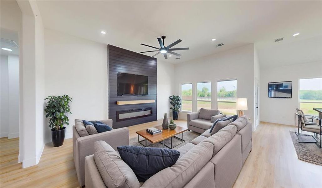 Furnished interior view inside a new home in , Greenville (Image 5).