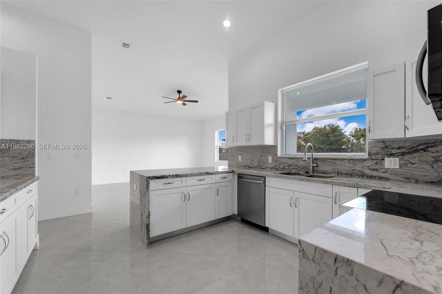 Furnished interior view inside a new home in , Miami (Image 9). Furnished interior view inside a new home in , Miami (Image 9).