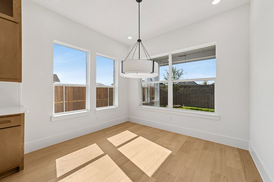Representative unfurnished interior of a home built from the Newport by Landon Homes in Fields - East Village, Frisco (Image 25). Representative unfurnished interior of a home built from the Newport by Landon Homes in Fields - East Village, Frisco (Image 25).