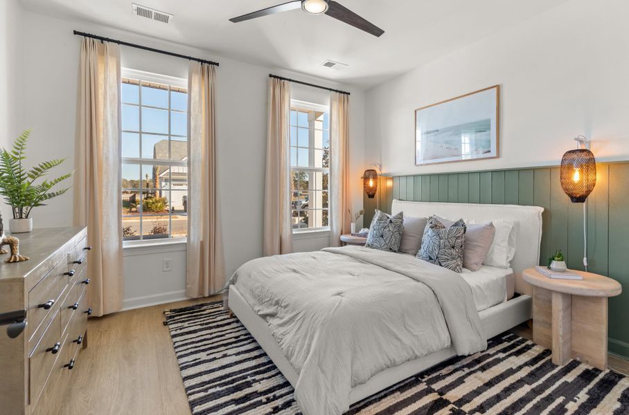 Representative furnished interior of a home built from the The Driftwood by Chesapeake Homes in Coastal Club of the Carolinas, Calabash (Image 6).