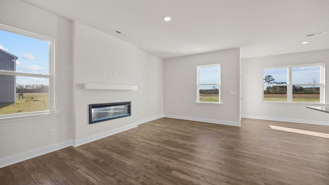 Spacious, unfurnished interior of a new home in Beaver Dam Crossing, Bailey (Image 15). Spacious, unfurnished interior of a new home in Beaver Dam Crossing, Bailey (Image 15).