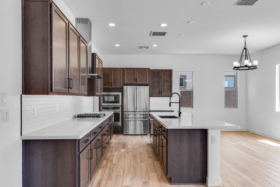 Furnished interior view inside a new home in Estrella, Goodyear (Image 12).