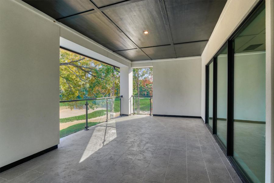 Exterior details and patio area of a home in , Spring (Image 35). Exterior details and patio area of a home in , Spring (Image 35).