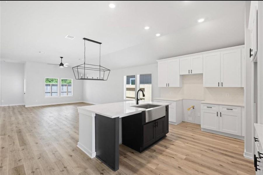 Furnished interior view inside a new home in Crosby Farms, Crosby (Image 10).