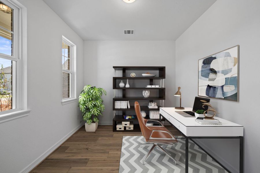 Furnished interior view inside a new home in Dellrose, Hockley (Image 8).