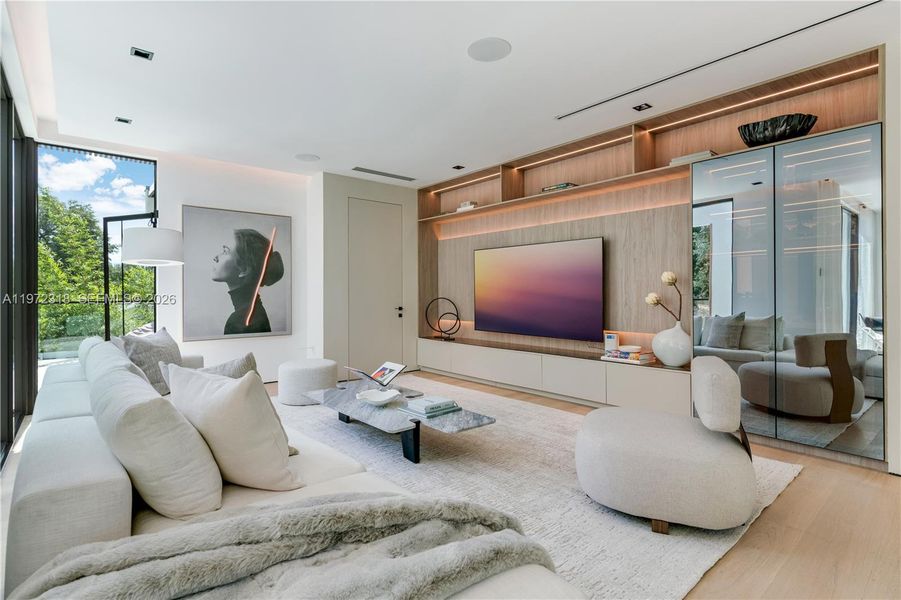 Furnished interior view inside a new home in , Miami (Image 5).