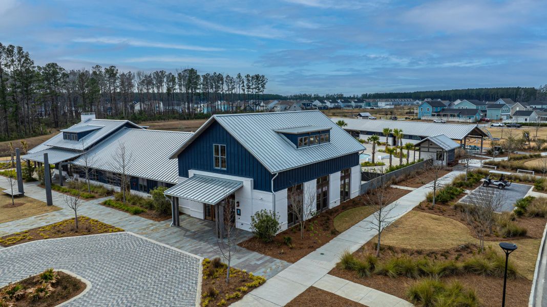 Front exterior of a new home in Nexton, Summerville, SC, highlighting curb appeal (Image 18).
