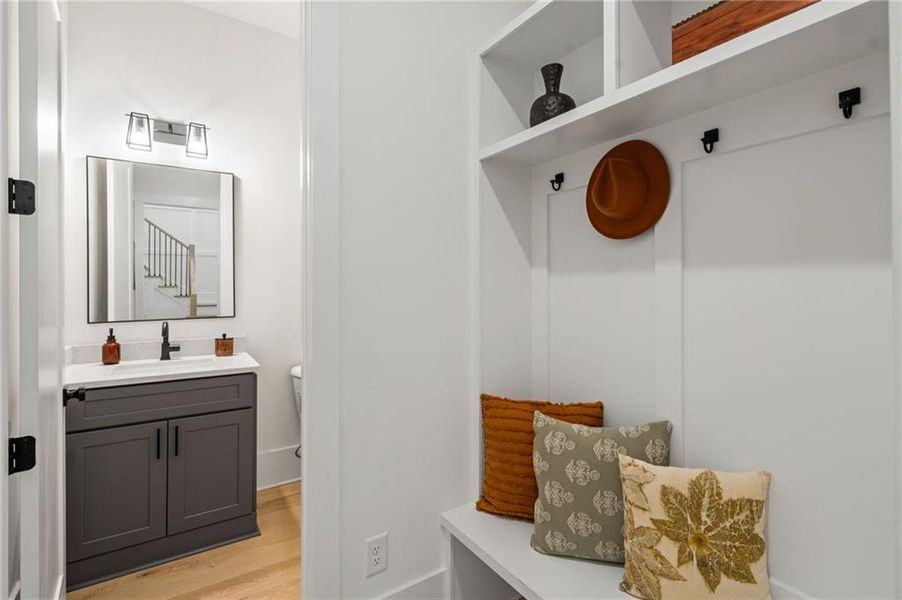 Furnished interior view inside a new home in , Atlanta (Image 8).