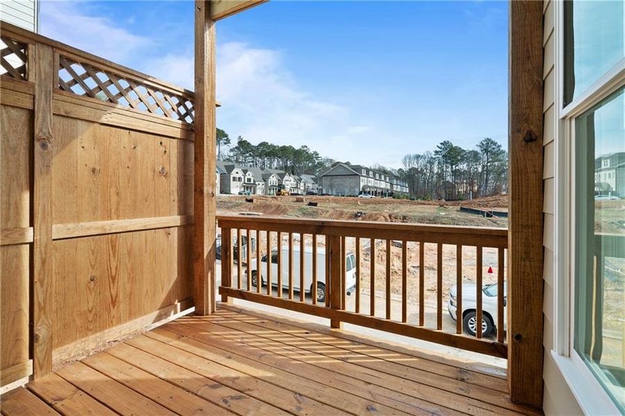 Exterior details and patio area of a home in Waterhaven, Cumming (Image 3).