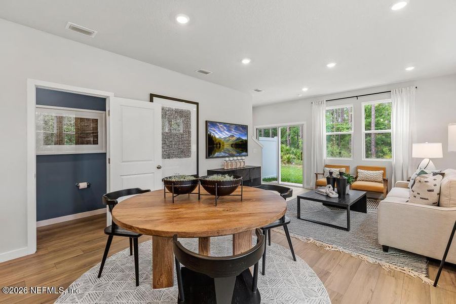 Furnished interior view inside a new home in , Jacksonville (Image 15).