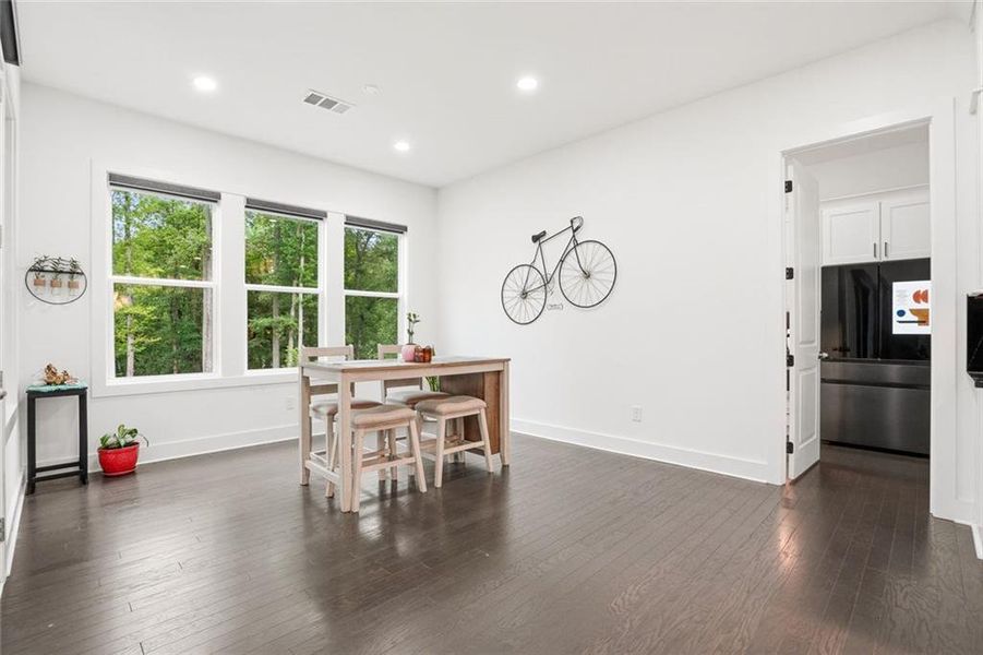 Furnished interior view inside a new home in , Cumming (Image 25).