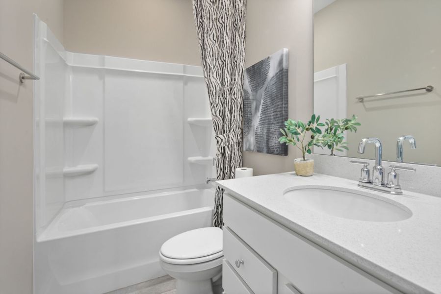 Furnished interior view inside a new home in Providence Oaks, Fuquay Varina (Image 12).