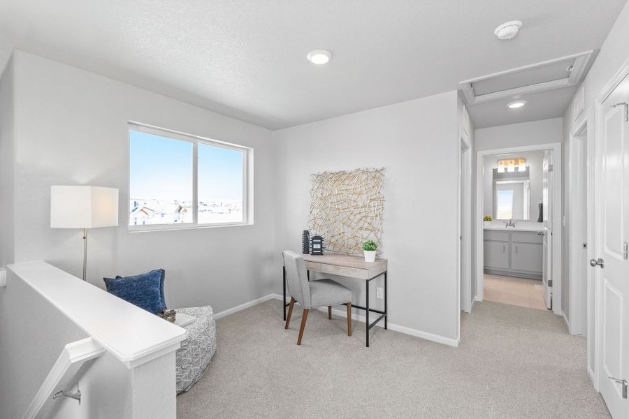 Furnished interior view inside a new home in Green Valley Ranch, Aurora (Image 24).