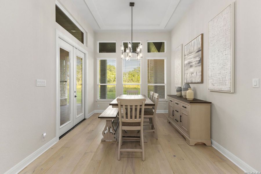 Furnished interior view inside a new home in Waldsanger, New Braunfels (Image 37).