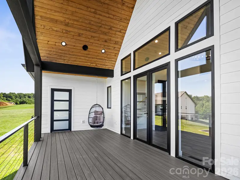 Exterior details and patio area of a home in , Candler (Image 3). Exterior details and patio area of a home in , Candler (Image 3).