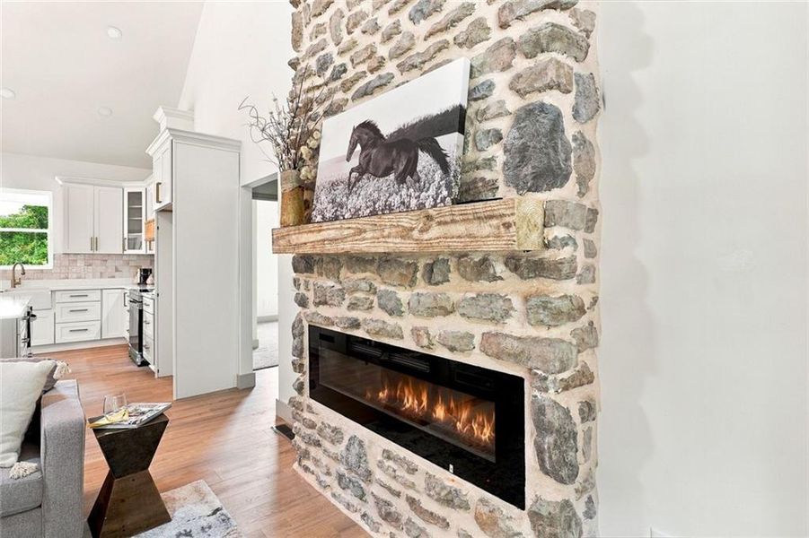 Furnished interior view inside a new home in , Resaca (Image 16).