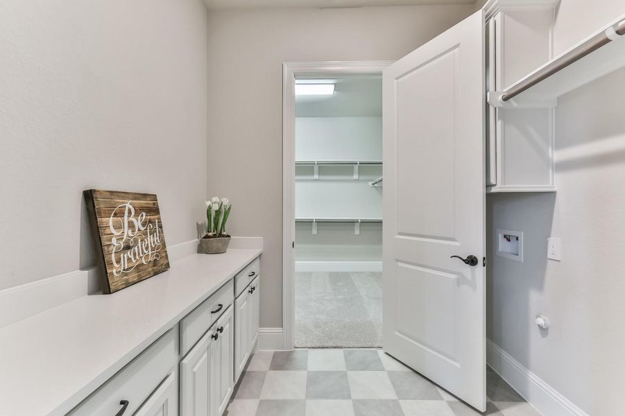 Furnished interior view inside a new home in , Sugar Land (Image 13).