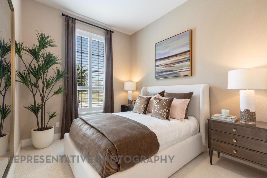 Furnished interior view inside a new home in Harvest Green, Richmond (Image 12). Furnished interior view inside a new home in Harvest Green, Richmond (Image 12).