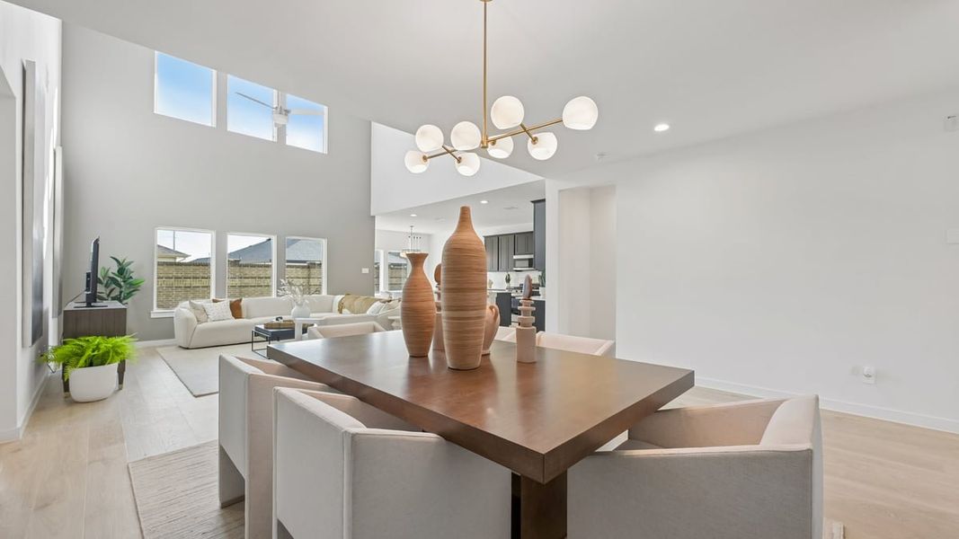 Furnished interior view inside a new home in Evergreen, Rosenberg (Image 9).