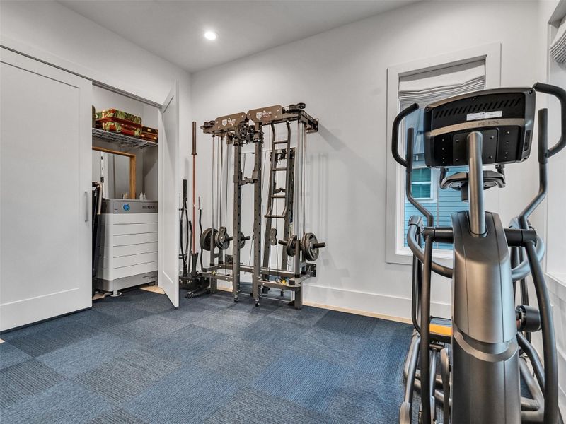 Stay active and inspired in your very own home gym, where fitness meets breathtaking Gulf views. Thoughtfully designed for both function and motivation, this space lets you lift, stretch, or unwind while taking in the calming beauty of the water. Imagine morning workouts with sunlight streaming in or evening sessions set to the sound of coastal breezes — it’s the kind of gym that turns exercise into an experience, making wellness feel effortless in your beachside lifestyle. Stay active and inspired in your very own home gym, where fitness meets breathtaking Gulf views. Thoughtfully designed for both function and motivation, this space lets you lift, stretch, or unwind while taking in the calming beauty of the water. Imagine morning workouts with sunlight streaming in or evening sessions set to the sound of coastal breezes — it’s the kind of gym that turns exercise into an experience, making wellness feel effortless in your beachside lifestyle.