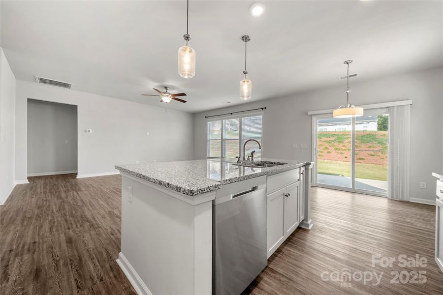 Furnished interior view inside a new home in , Denver (Image 12).